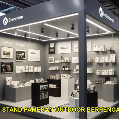 desain stand pameran outdoor berpengalaman
